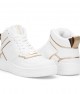 Womens High Top Sneakers - White - DS Maya