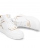 Womens High Top Sneakers - White - DS Maya