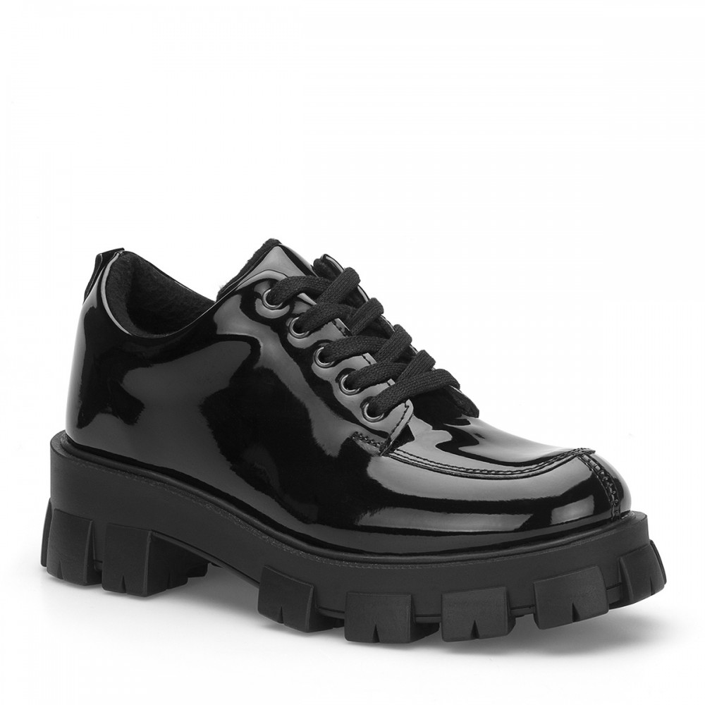 Women's Boots -Black Patent Leather- DS.MKA226