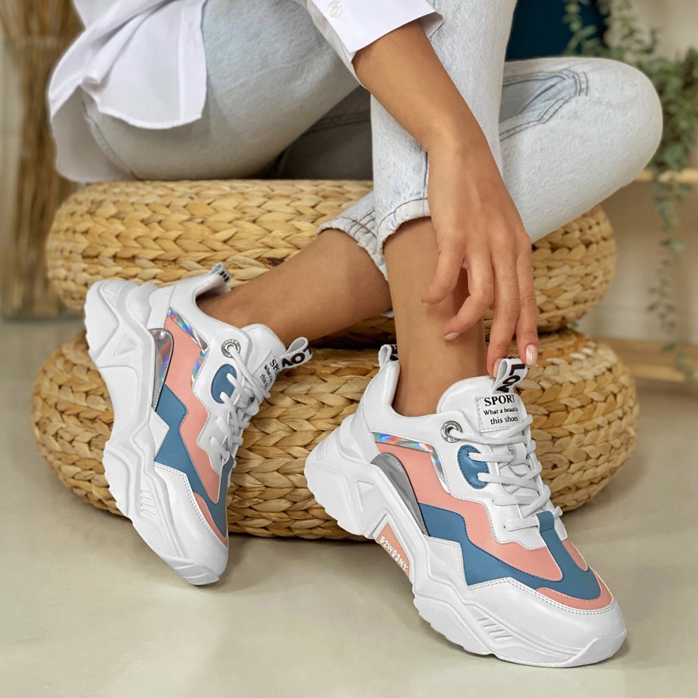Women’s Sneakers - White Blue - DS.PMD239K2110