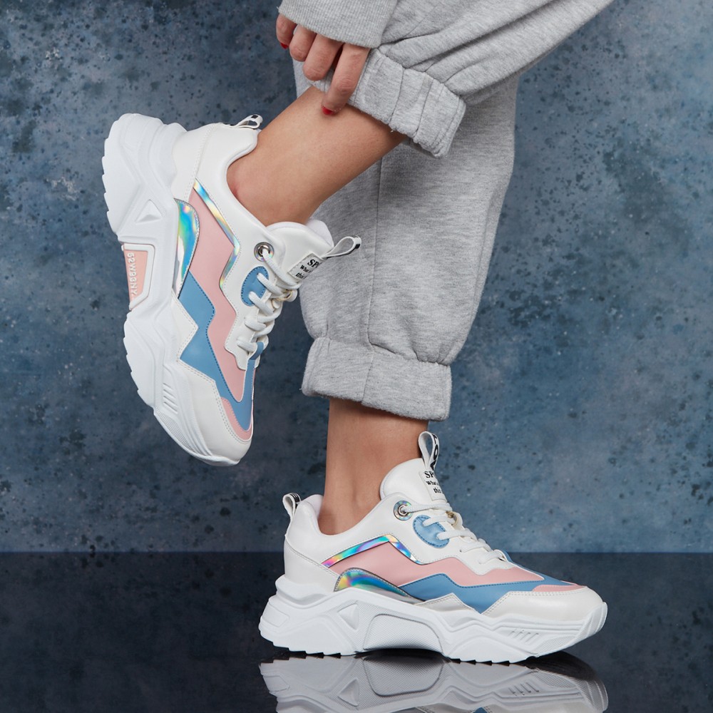 Women’s Sneakers - White Blue - DS.PMD239K2110