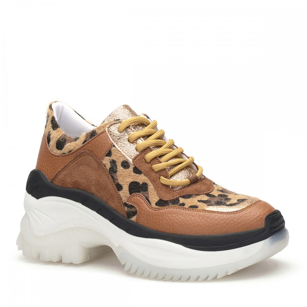 Women's Sneakers - Tan - DSR.X33