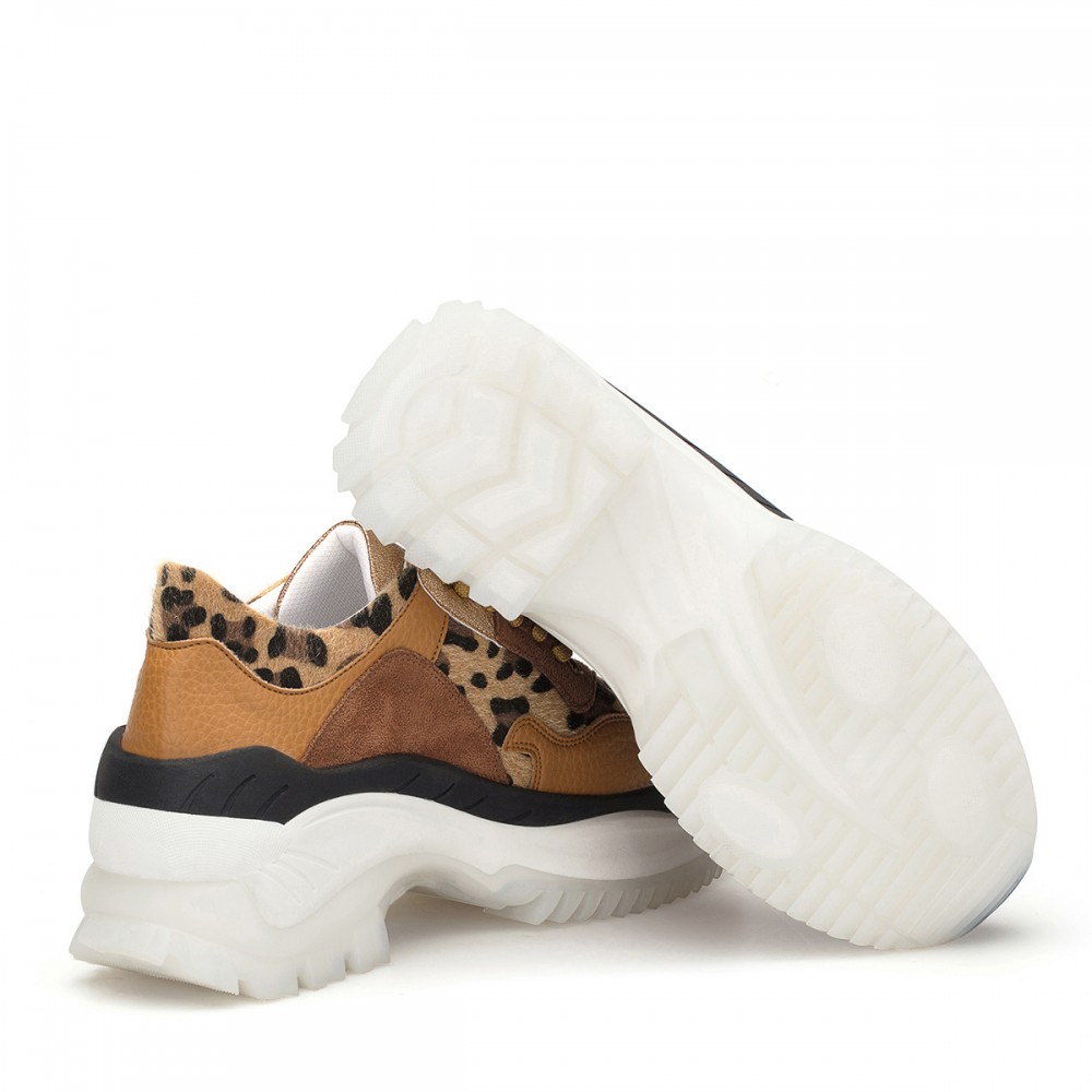 Women's Sneakers - Tan - DSR.X33