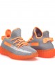 Unisex Sneakers - Gray Orange - DS.SPP