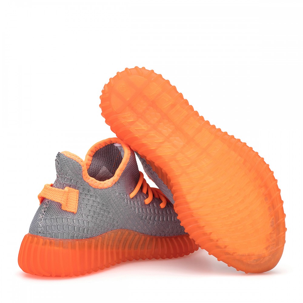 Unisex Sneakers - Gray Orange - DS.SPP