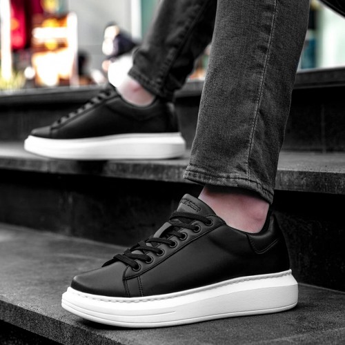 Men's Sneakers - Black White - DS Andrea