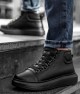 Men's High Top Sneakers - Black - DS Belano