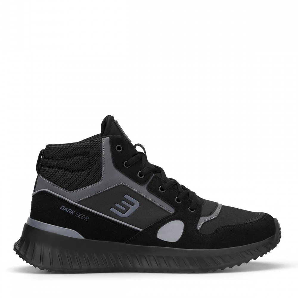Men's High Top Sneakers - Black - DS3.950