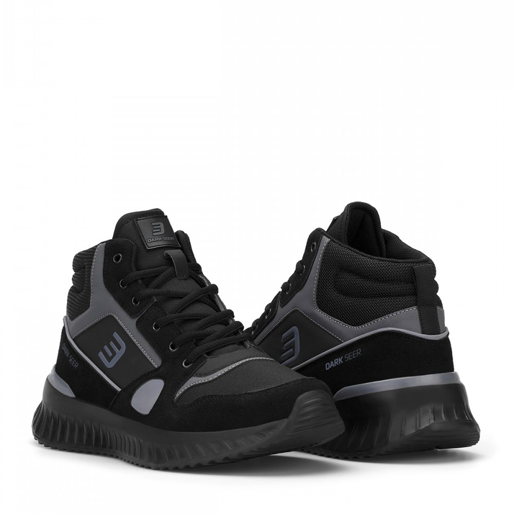 Men's High Top Sneakers - Black - DS3.950